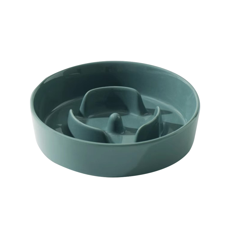 木架陶瓷寵物防噎慢食碗 單碗 慢食碗 寵物碗