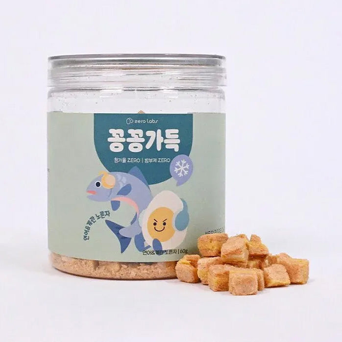 ZERO LABS 蛋黃凍乾 / 鮭魚蛋黃凍乾 / 蔬果沙拉凍乾 犬貓零食 60g / 70g