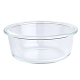 日式竹S架寵物玻璃碗 玻璃飛碟碗 碗架 3種尺寸