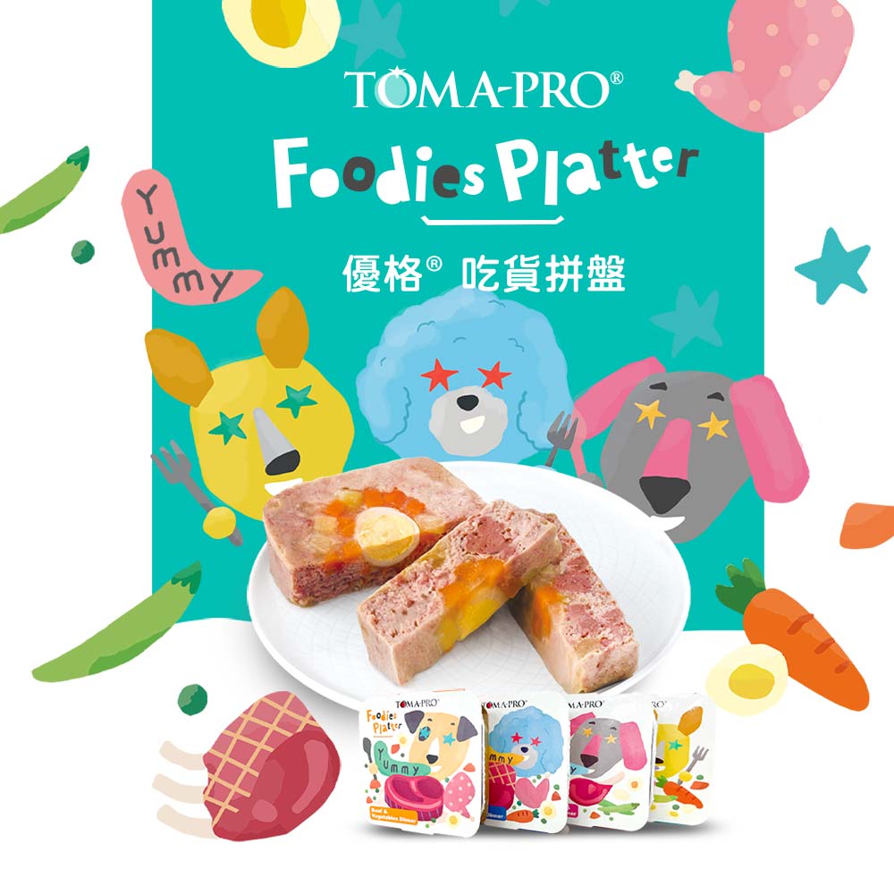 TOMA-PRO 優格 吃貨拼盤 犬用主食餐盒 狗主食罐 100g