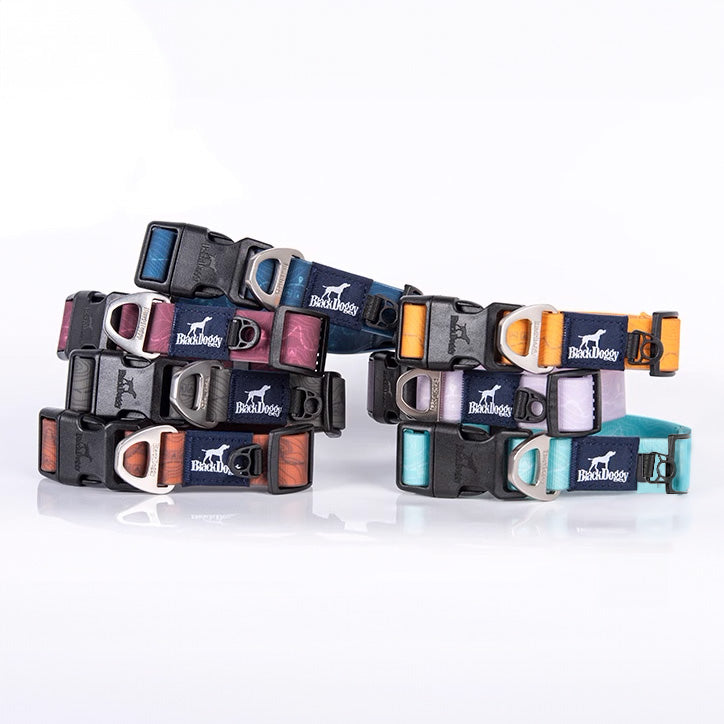 BlackDoggy 等高線寵物外出防水項圈 / 牽繩