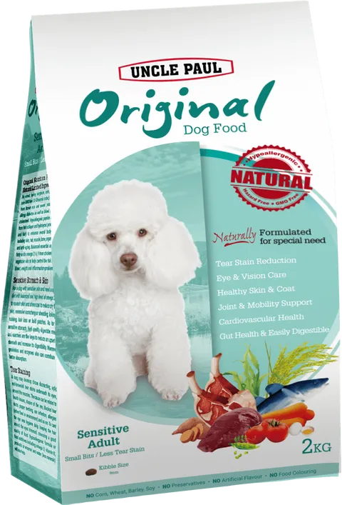 UNCLE PAUL保羅叔叔 低敏成犬 低淚痕 小顆粒護眼犬糧 狗飼料 2kg / 10kg