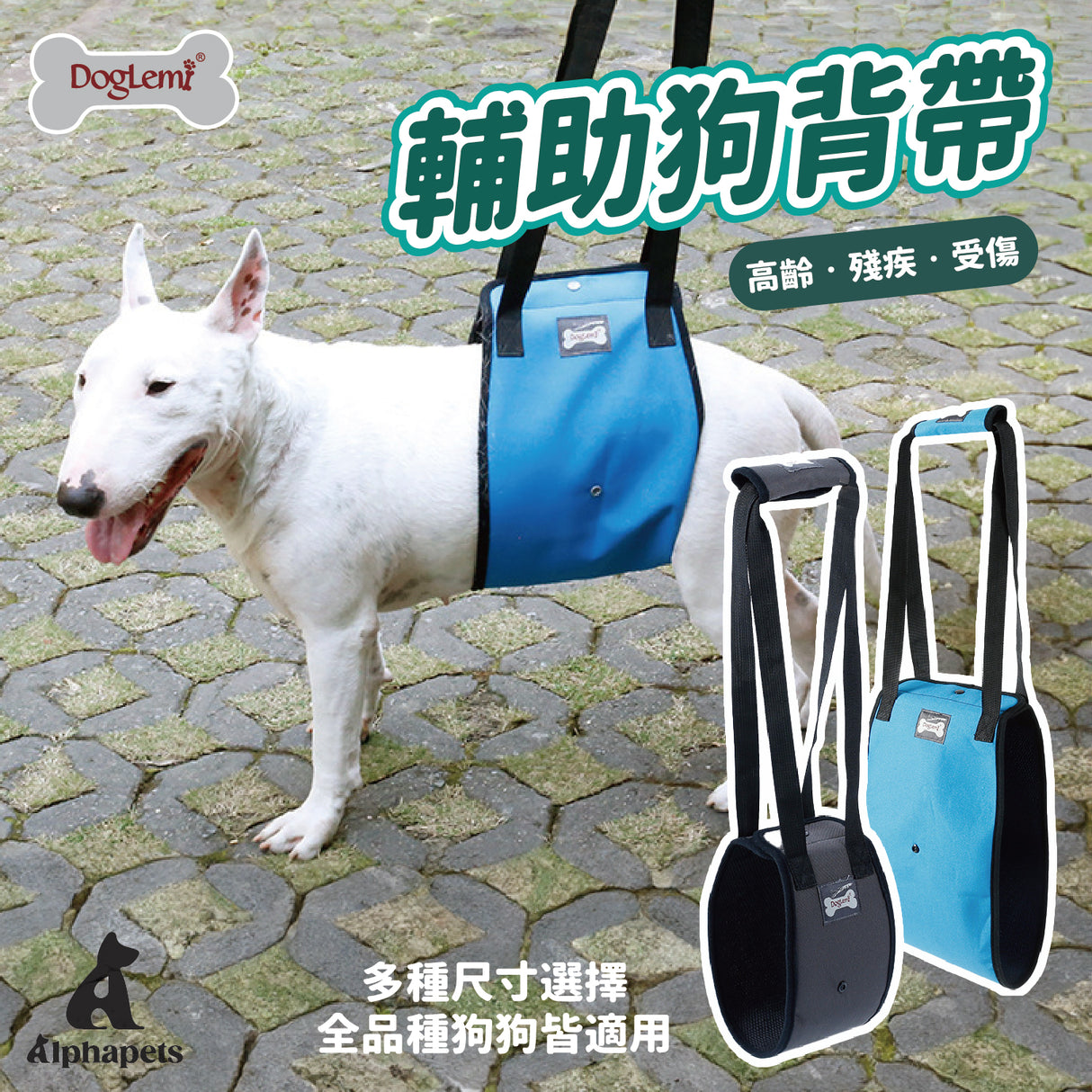 DogLemi多樂米 輔助狗背帶 寵物後腿輔助帶 狗狗輔助背帶