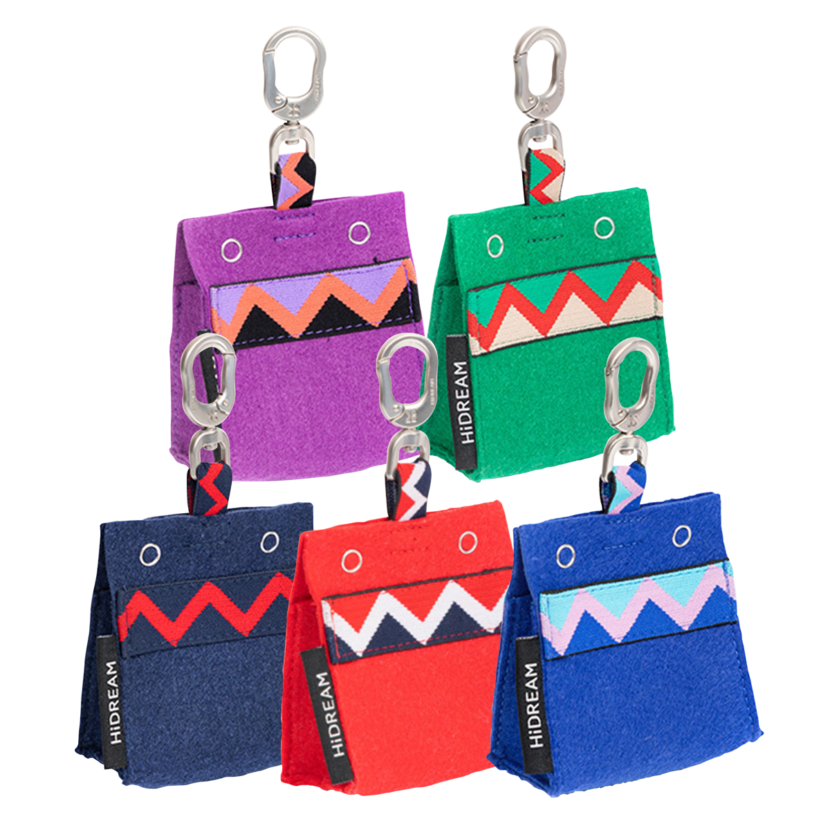 HiDREAM 彩虹系列 寵物拾便包 撿便袋 5色 內附環保拾便袋 1 卷