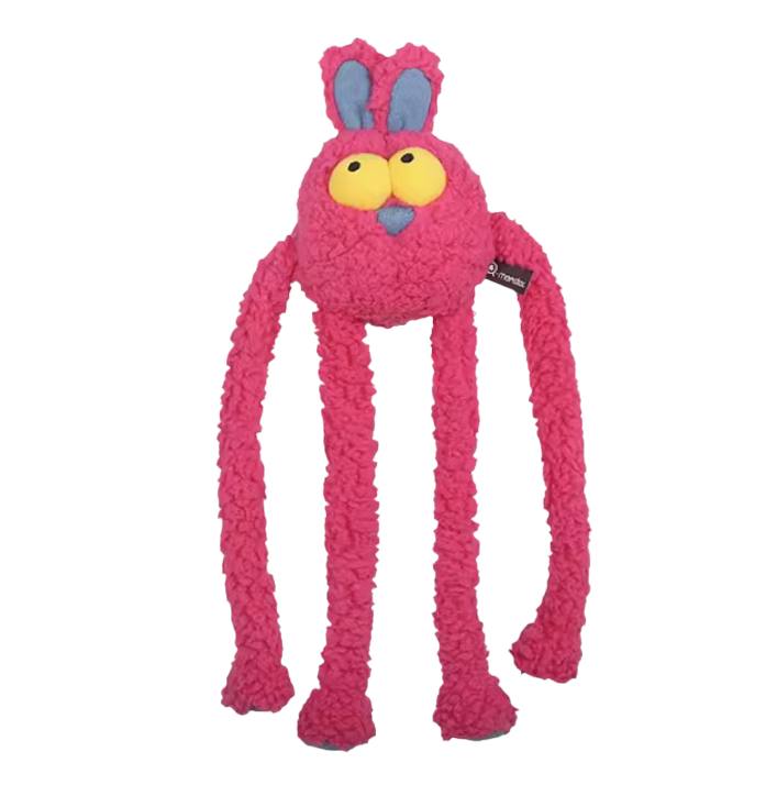 Q-MONSTER 甩甩兔 發聲耐咬 毛絨玩具 3色