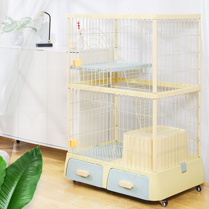 DF 雙層 / 三層多功能貓籠 貓咪別墅 貓屋 內附封閉式貓砂盆 3色