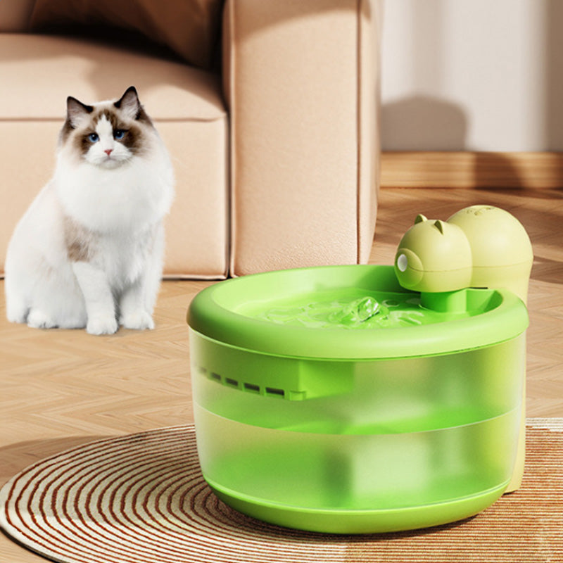 AIWO 艾窩 小熊 / 小蜜蜂寵物無線飲水機 自動飲水器 四層過濾芯 2.2L