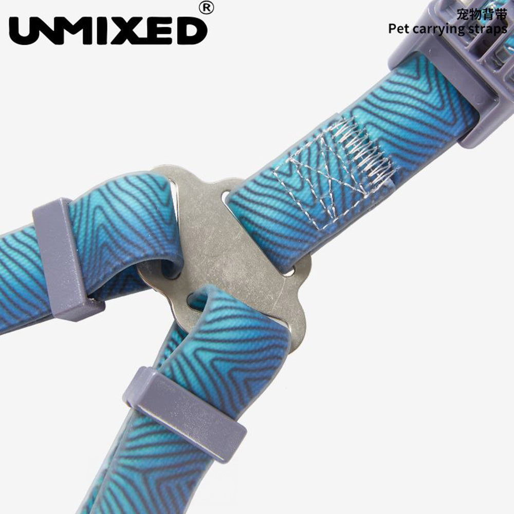 UNMIXED 極光幻彩系列 PVC防水寵物胸背帶 2種尺寸