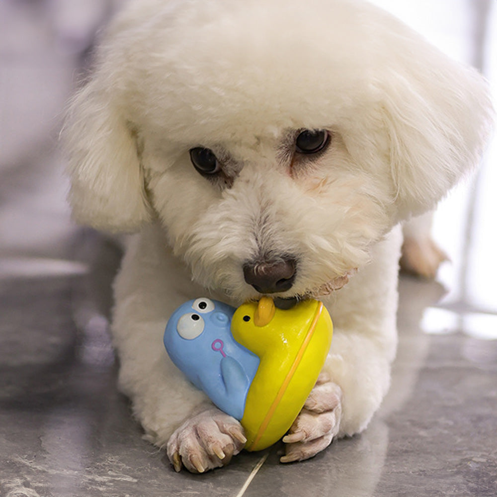 Q-MONSTER 泥塑家族系列 寵物啃咬發聲玩具 狗狗玩具 4款