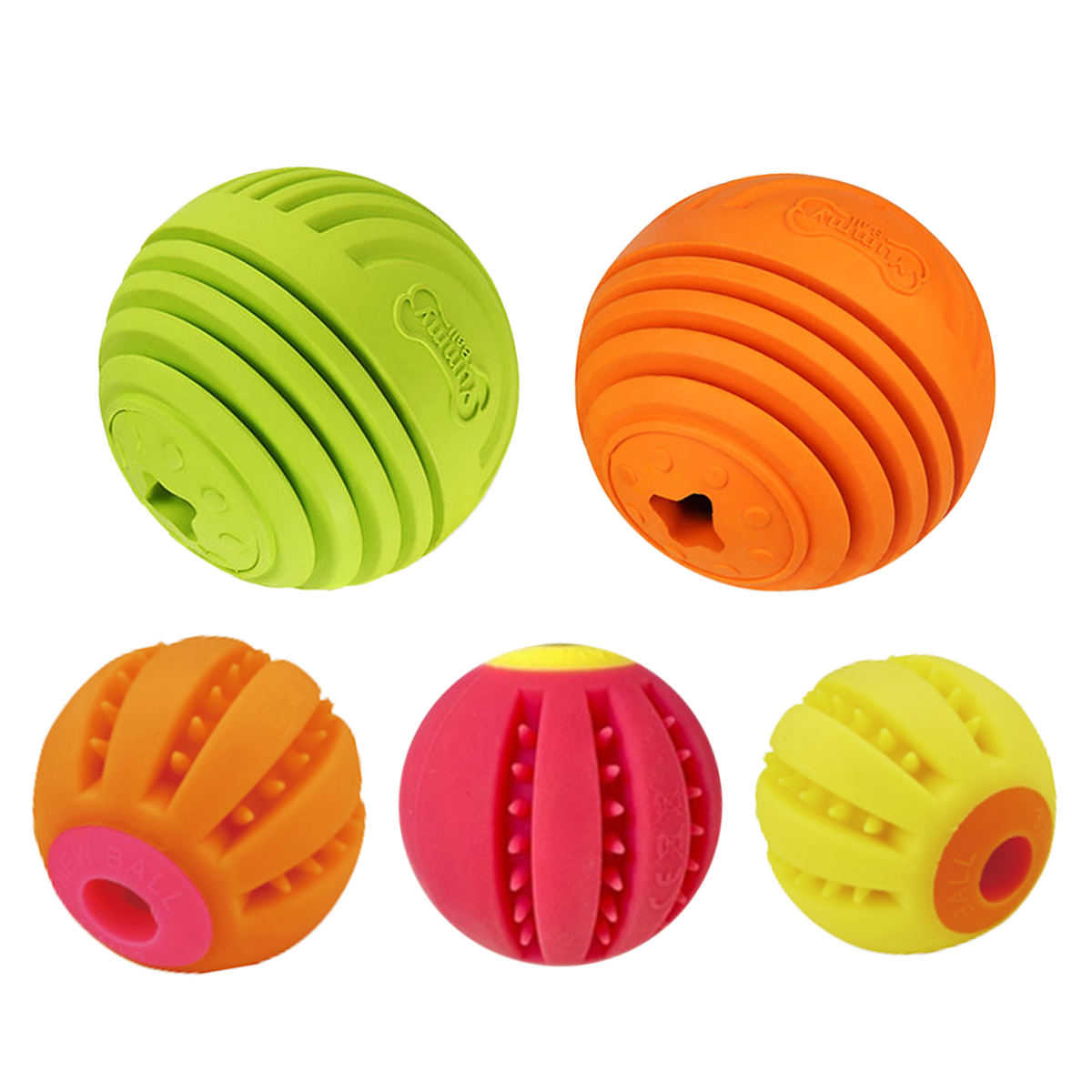 LaRoo萊諾 趣味漏食球 體重控制 橡膠玩具 狗狗玩具