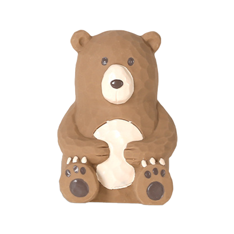 Q-MONSTER 木雕系列 狗玩具 乳膠玩具 寵物發聲玩具