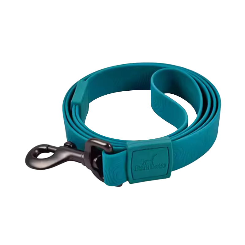 BlackDoggy 寵物外出壓花防水項圈 / 牽繩