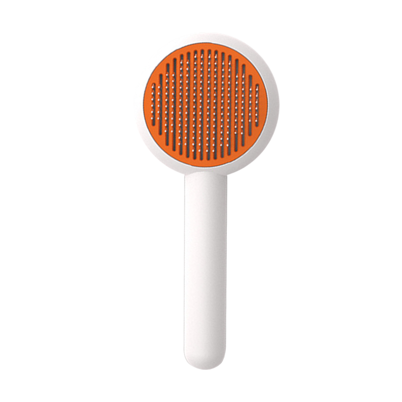 AIWO艾窩 甜甜圈寵物針梳 一鍵除毛 寵物梳