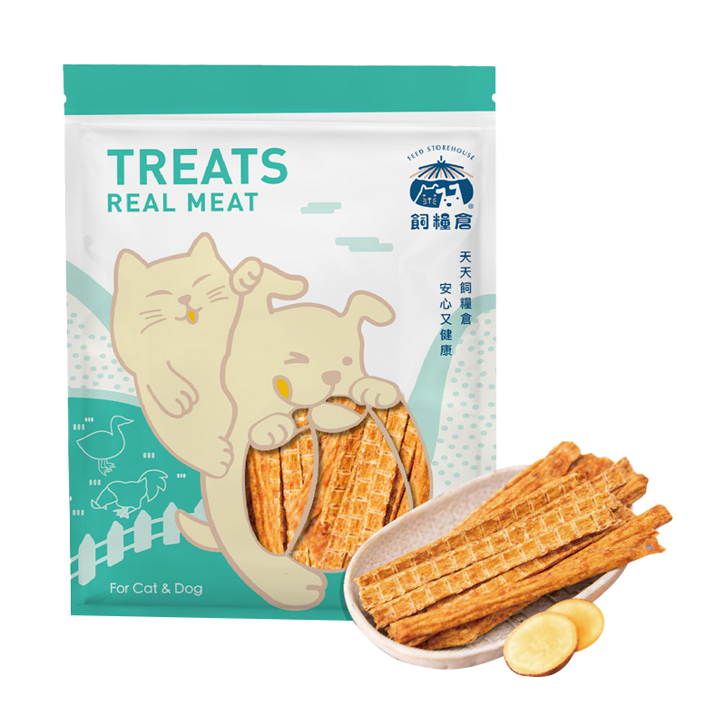 Fudohouse 飼糧倉 寵物零食 低脂雞肉 肉乾 肉條 原肉零食 犬貓可食