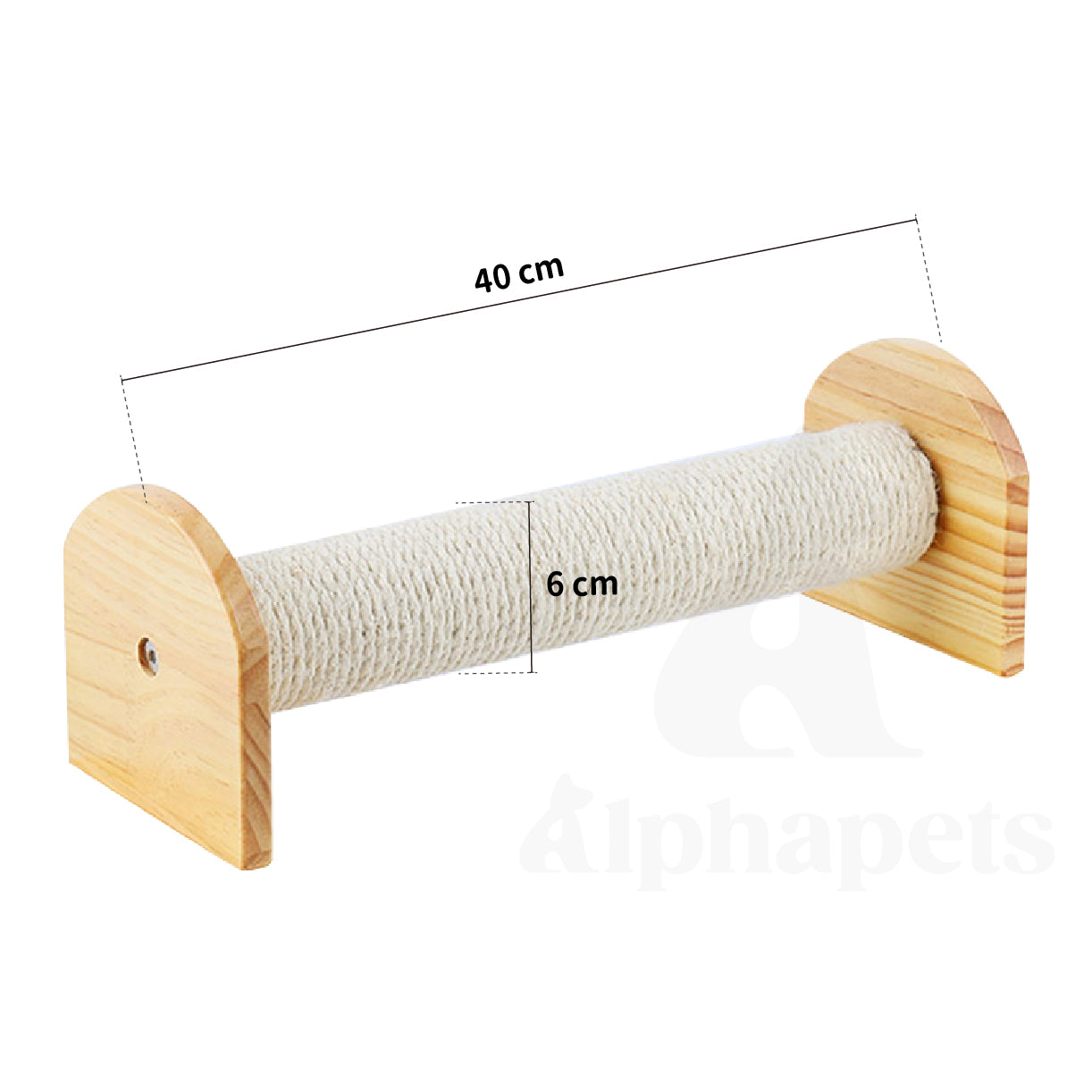 實木劍麻貓抓柱 地面木柱 落地式貓抓柱 天然劍麻繩