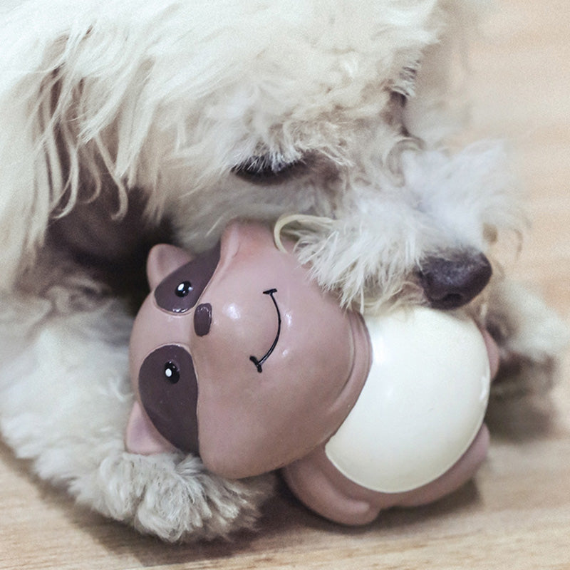 Q-MONSTER 圓滾滾家族發聲玩具 橡膠啃咬玩具