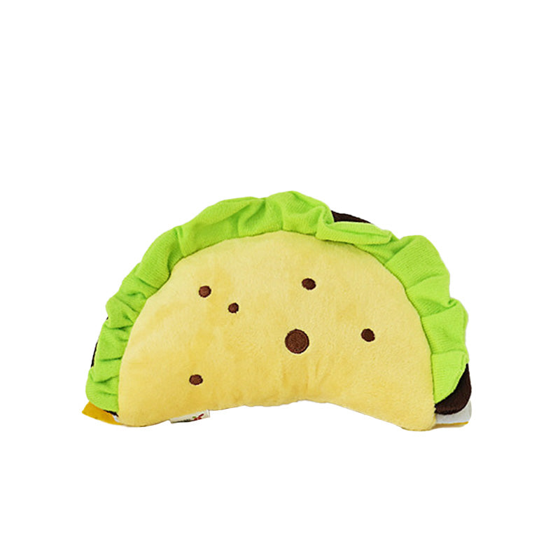 食物造型絨毛發聲玩具 三明治 / 墨西哥捲 / 吐司 / 菜菜 / 豌豆 / 烤雞