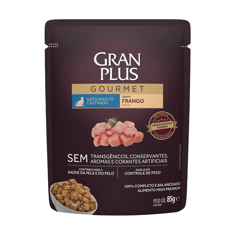 Gran Plus 天然機能貓餐包 主食餐包 85g