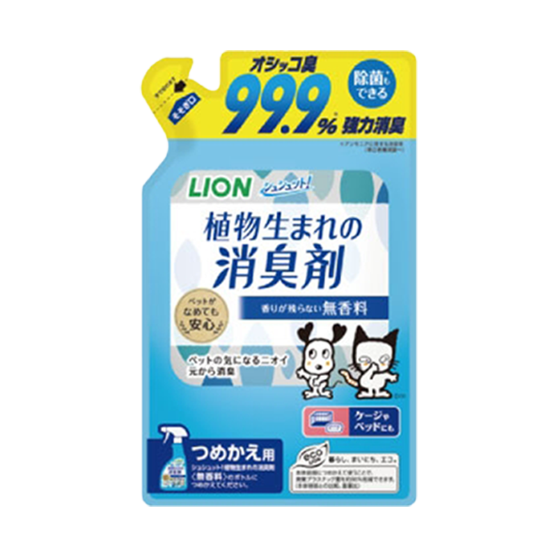 LION日本獅王 空間除臭系列 抗菌除臭噴霧 / 補充包 400ml