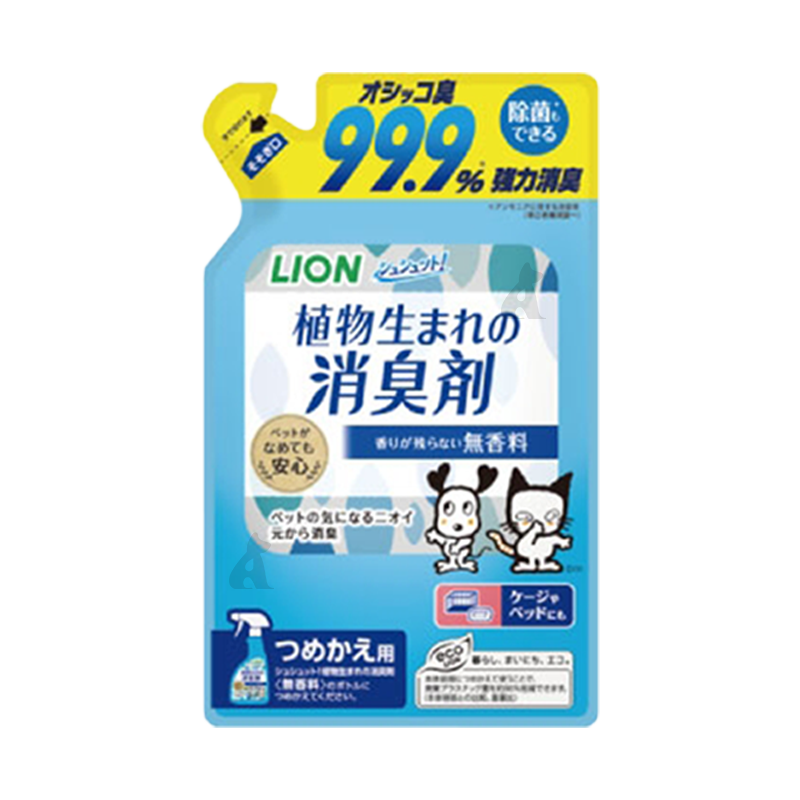 LION日本獅王 空間除臭系列 抗菌除臭噴霧 / 補充包 400ml