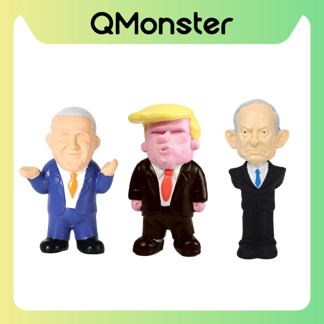 Q-MONSTER 名人家族 耐咬玩具 發聲玩具
