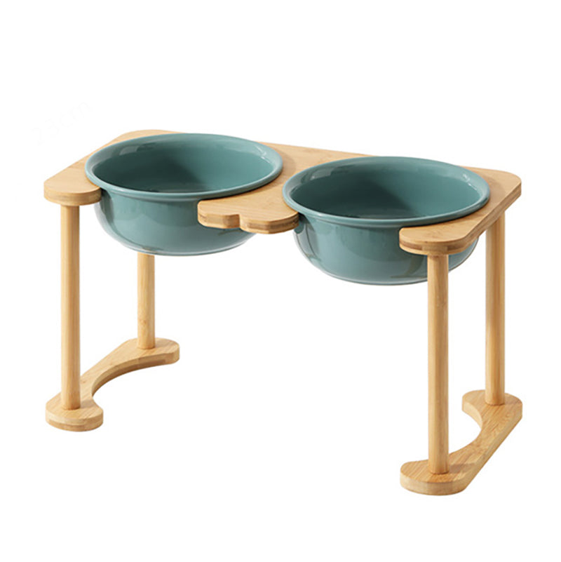 羅馬柱架陶瓷飛碟寵物碗 平架寵物碗 護頸碗架 加大碗架 單碗 雙碗