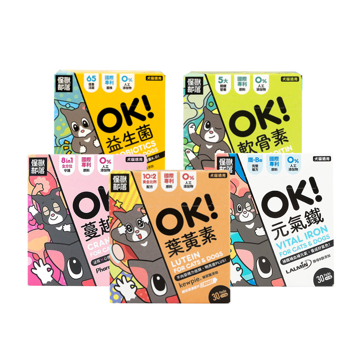 LitoMon怪獸部落 OK ! 益生菌 腸胃保健 犬貓適用 1.5g