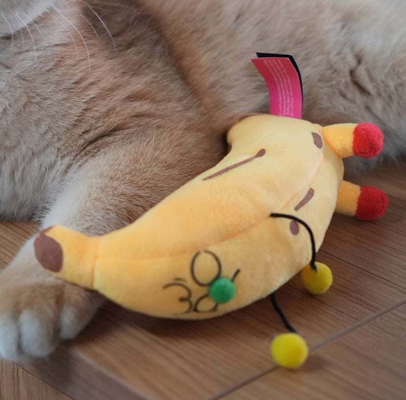 Q-MONSTER 香蕉先生 貓薄荷玩具