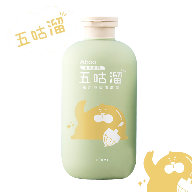 Abao阿寶 五咕溜 地板清潔 萬用地板清潔劑 特調茶香 500ml