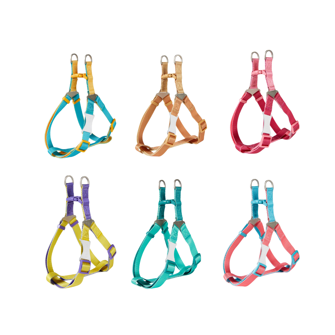 UNMIXED 撞色系列 糖果色寵物胸背帶 3種尺寸
