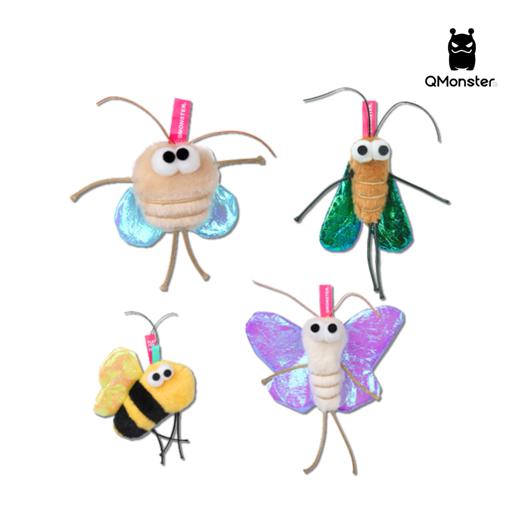 QMONSTER 昆蟲系列 響紙鈴鐺玩具