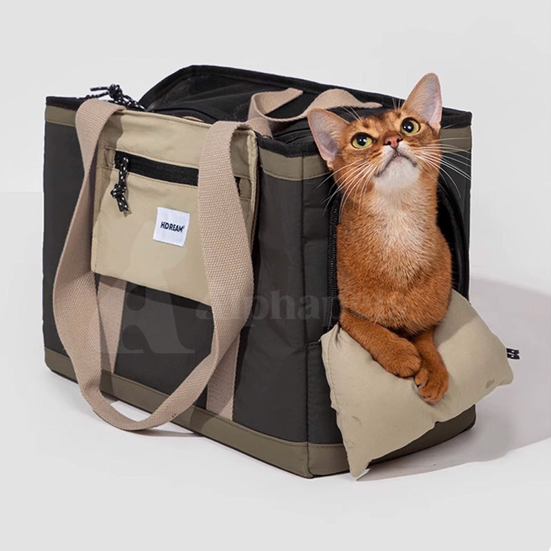 HiDREAM 休閒寵物單肩包 寵物背包 托特包