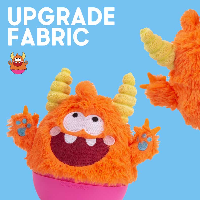 Q-MONSTER 不倒翁小怪物 寵物發聲玩具 狗狗啃咬玩具