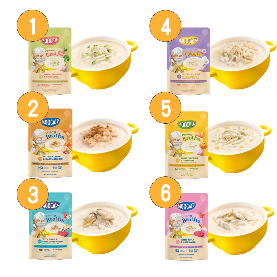 Moohcie姆吉 熱浪椰島貓湯包 輕鬆補水 補水罐 貓餐包 40g