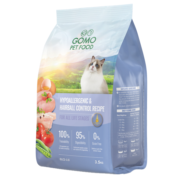 GOMO大成 全齡貓無穀低敏化毛 / 美膚亮毛配方 貓糧 貓飼料 1.8kg / 3.5kg