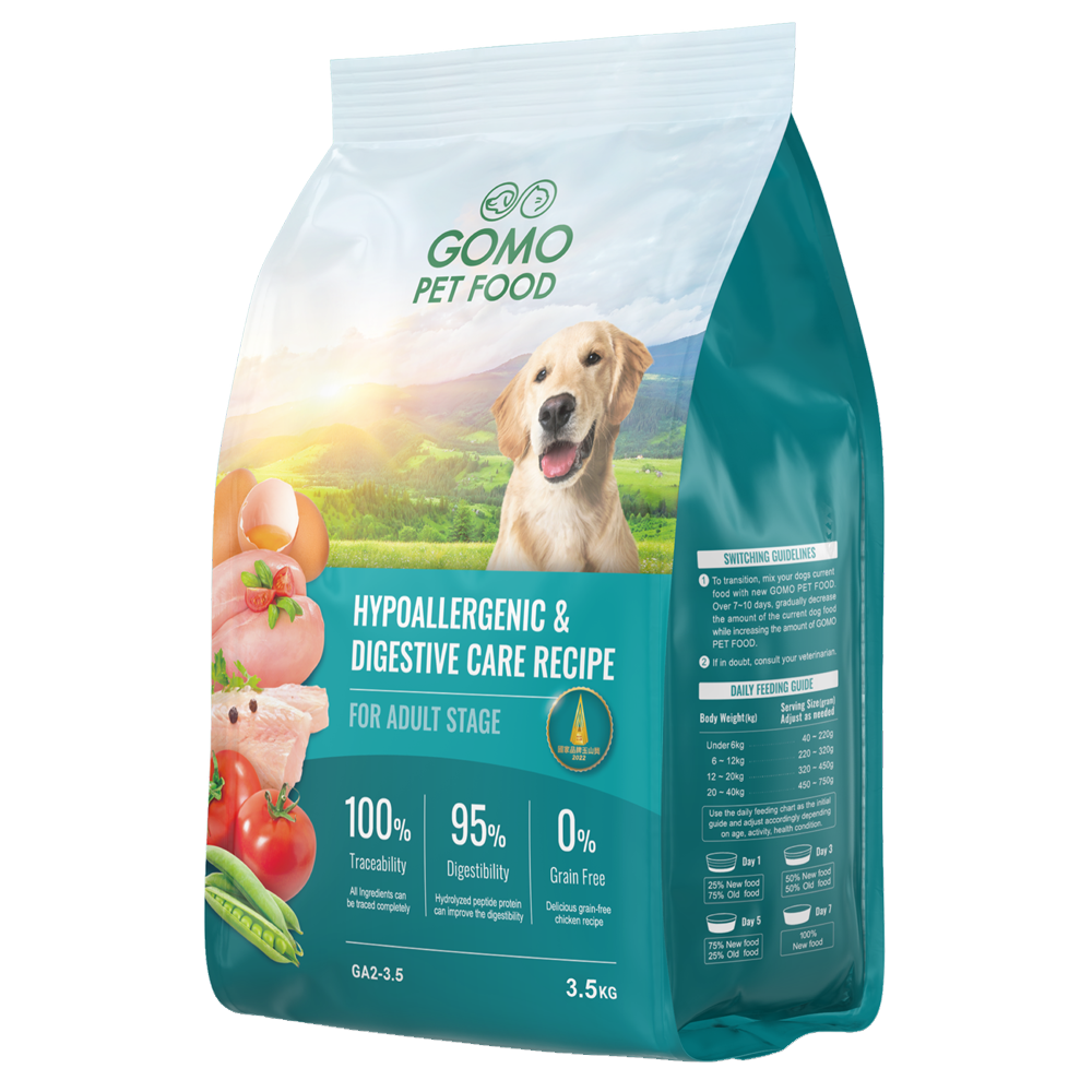 GOMO大成 成犬無穀低敏 美膚亮毛 / 腸胃 / 高纖關節配方 機能犬糧 1.8kg / 3.5kg