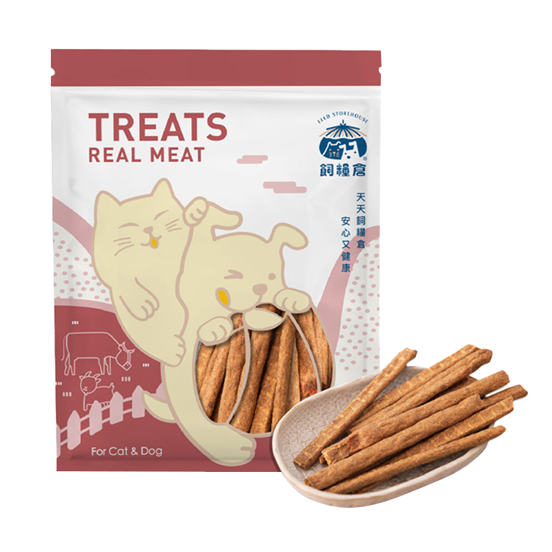 Fudohouse 飼糧倉 寵物零食 低脂雞肉 肉乾 肉條 原肉零食 犬貓可食