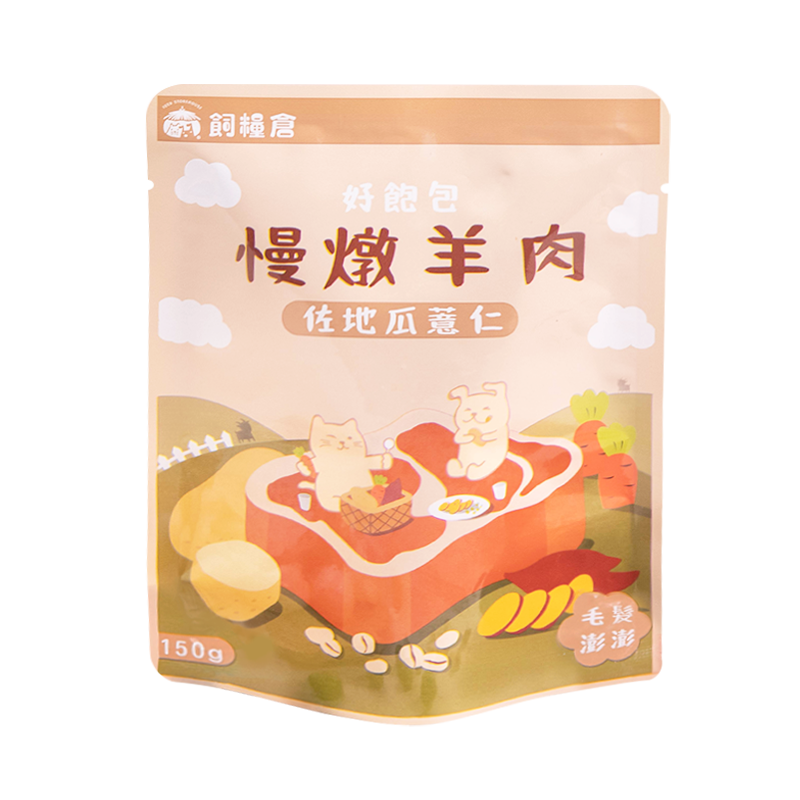 Fudohouse 飼糧倉 寵物餐包 鮮肉主食餐包 狗餐包 天然食材 無防腐劑 開封即食 可加熱 150g