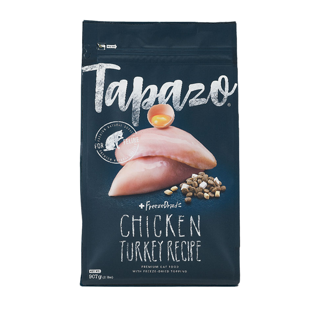 Tapazo 特百滋 凍乾雙饗宴 成幼貓 熟齡貓 低敏配方 乾糧 貓飼料 2磅 / 5磅