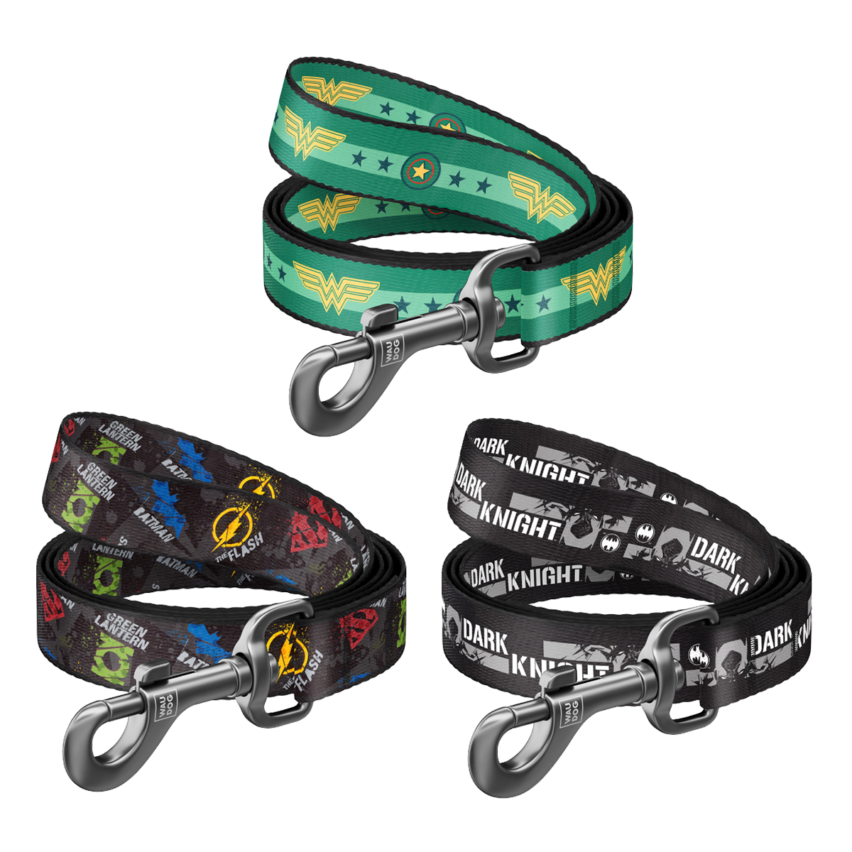 COLLAR扣樂 尼龍牽繩 DC漫畫系列 正義聯盟 / 黑暗騎士 / 神力女超人