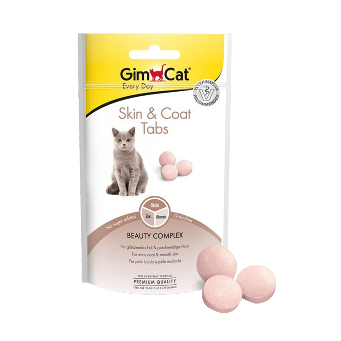 GIMPET竣寶 GimCat 貓咪三合一護膚亮毛錠 營養保健錠 40g