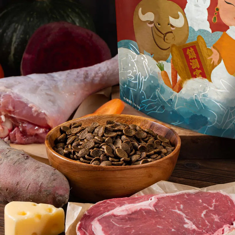 Abao阿寶 大甲鎮瀾宮聯名 保庇狗飼料 神仙牛無穀犬糧 1.5kg / 6kg