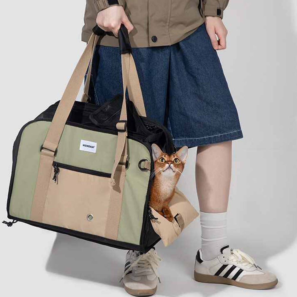 HIDREAM 寵物外出單肩托特包 外出背包 2色