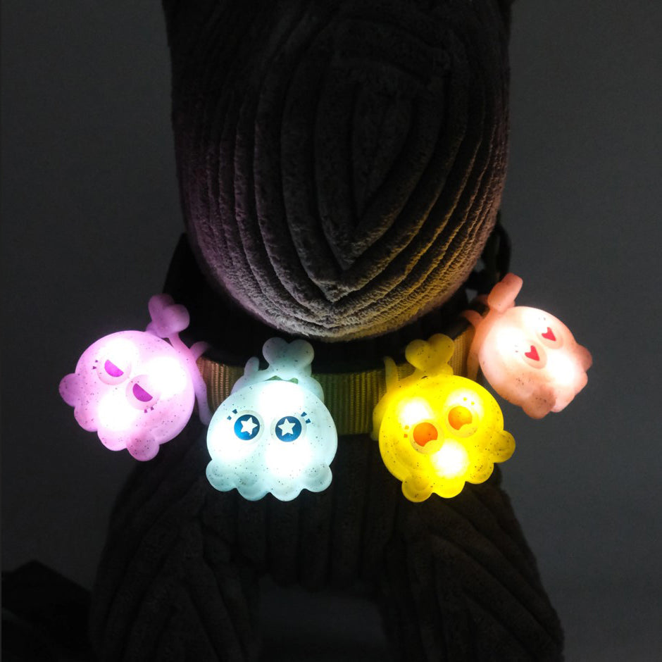 LaRoo 萊諾 糖果章魚LED發光吊墜 寵物項圈吊飾