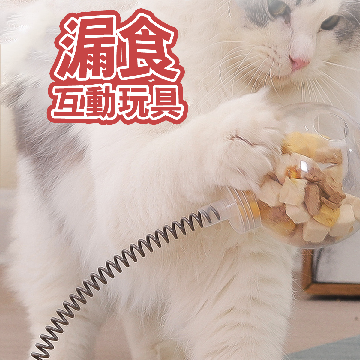 貓漏食互動玩具 寵物藏食玩具 互動玩具 貓咪玩具球 逗貓球 貓咪益智玩具