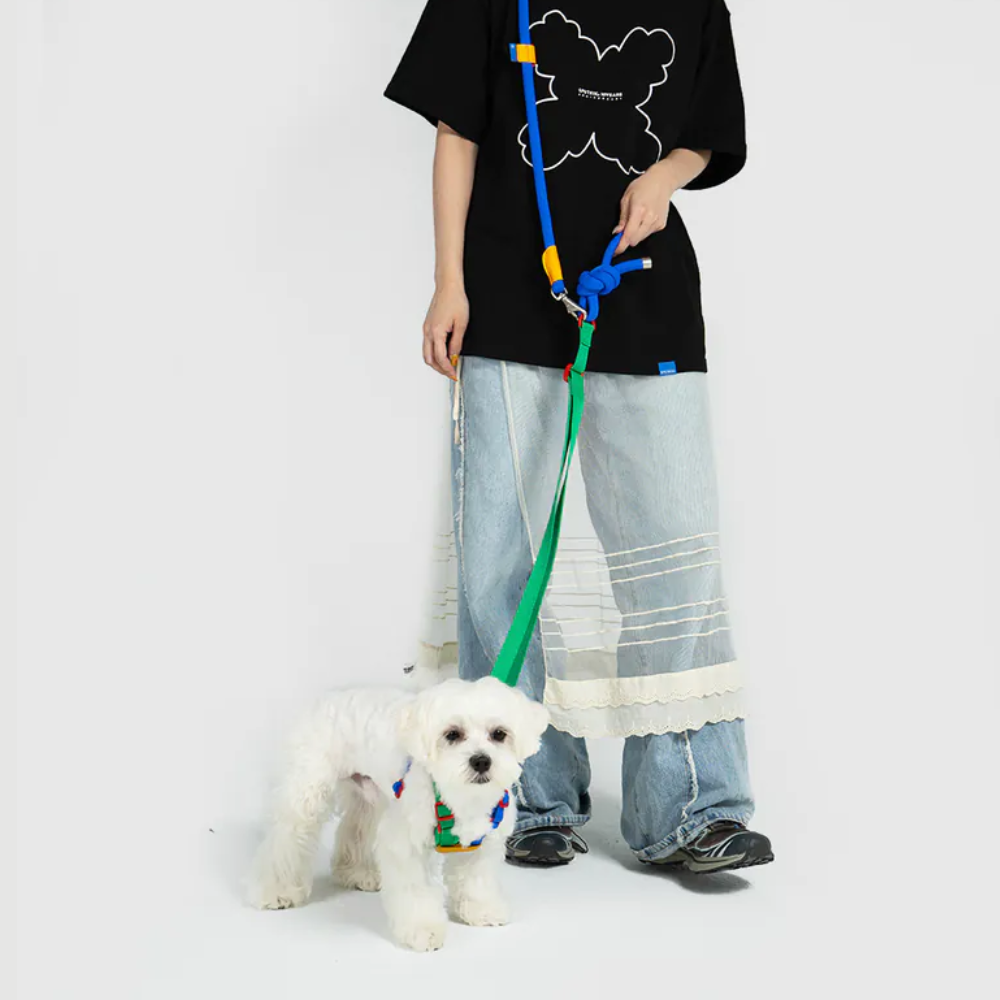SPUTNIK 10TH YEAR︱多功能圓牽繩 - 拼色 粉色