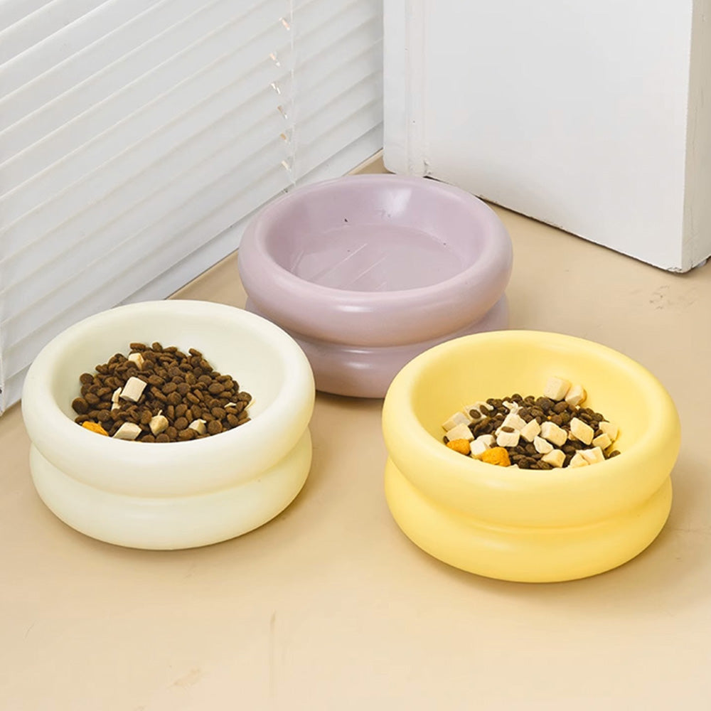 HiDREAM 甜甜圈陶瓷寵物碗 單 / 雙層 3色