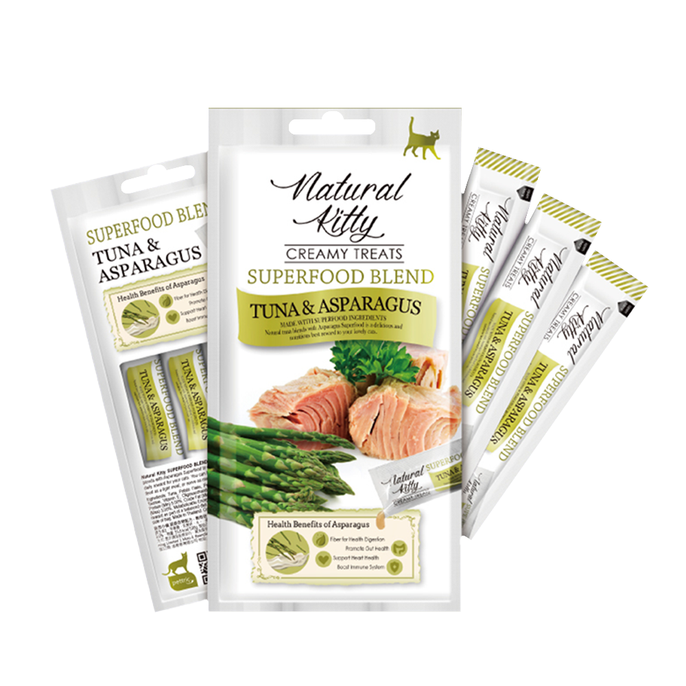 Natural Kitty 自然小貓 超級食物營養肉泥 4入/包