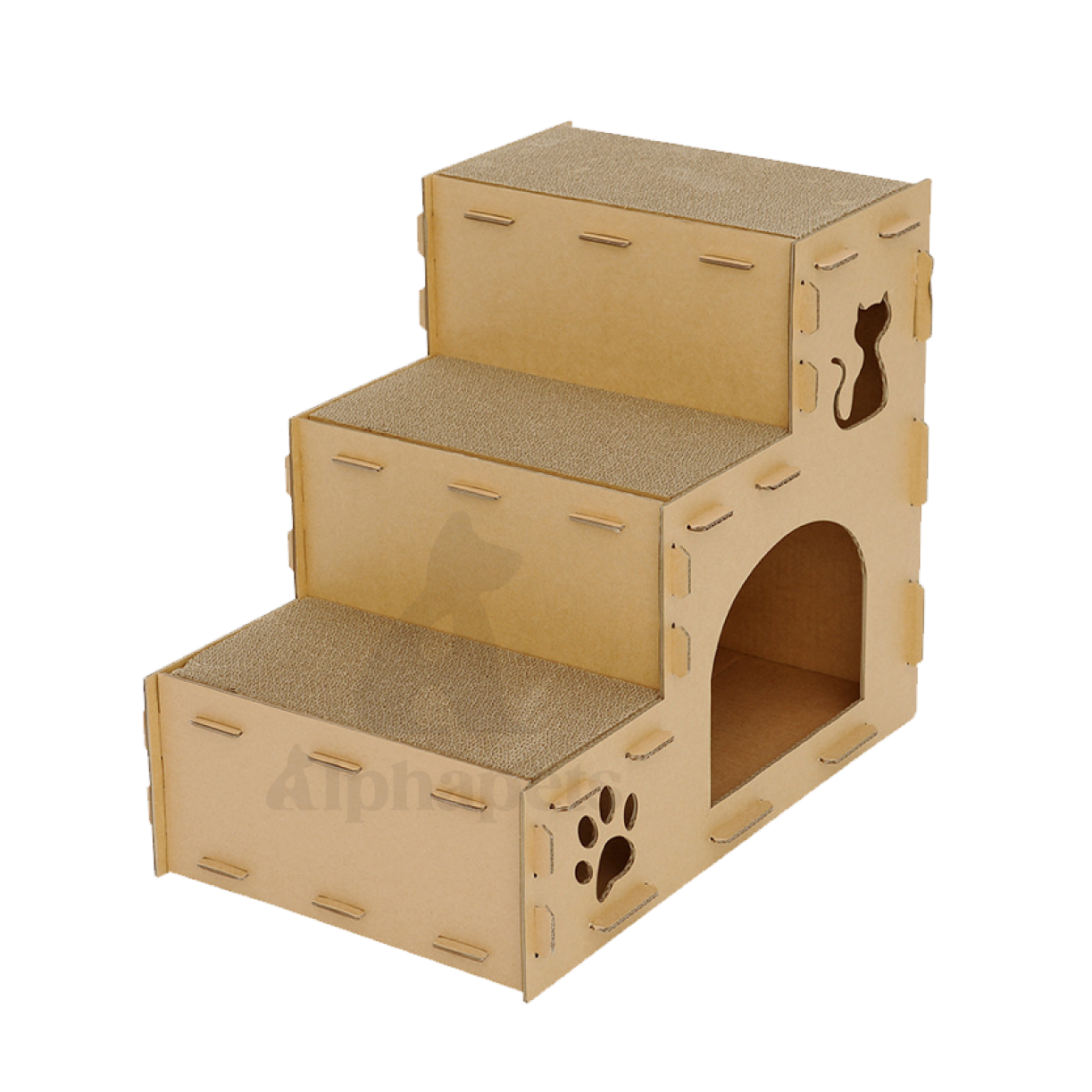 瓦楞纸雙層 / 三層貓抓板屋 貓窩 貓跳台 寵物樓梯 貓抓板可替換