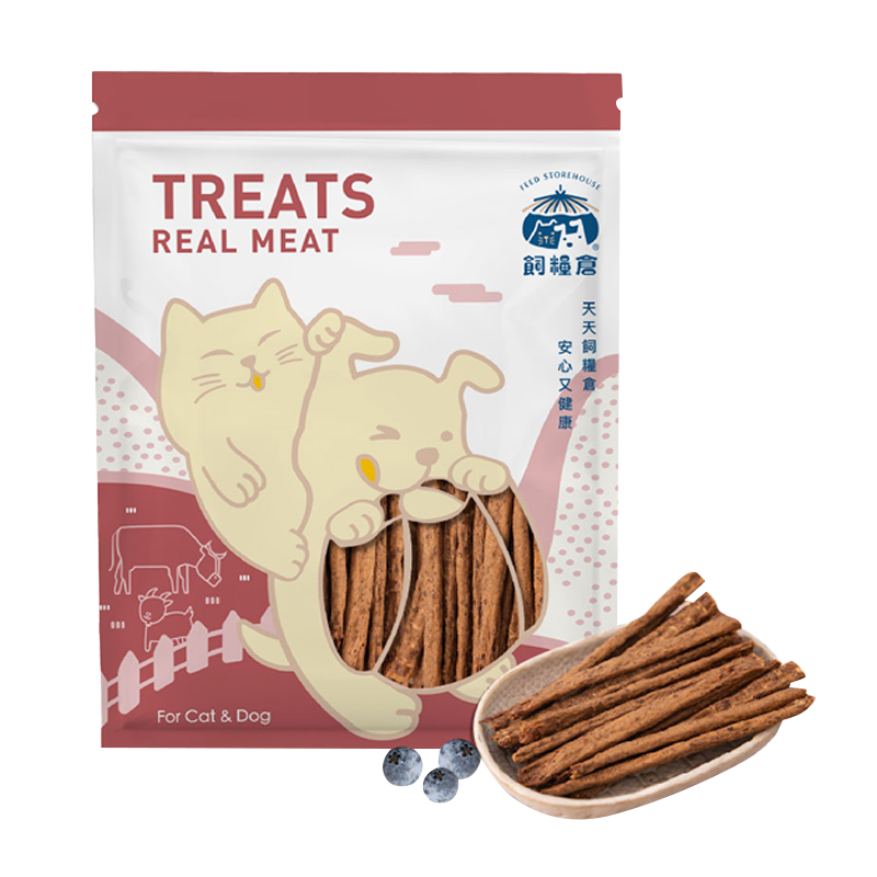 Fudohouse 飼糧倉 寵物零食 低脂雞肉 肉乾 肉條 原肉零食 犬貓可食